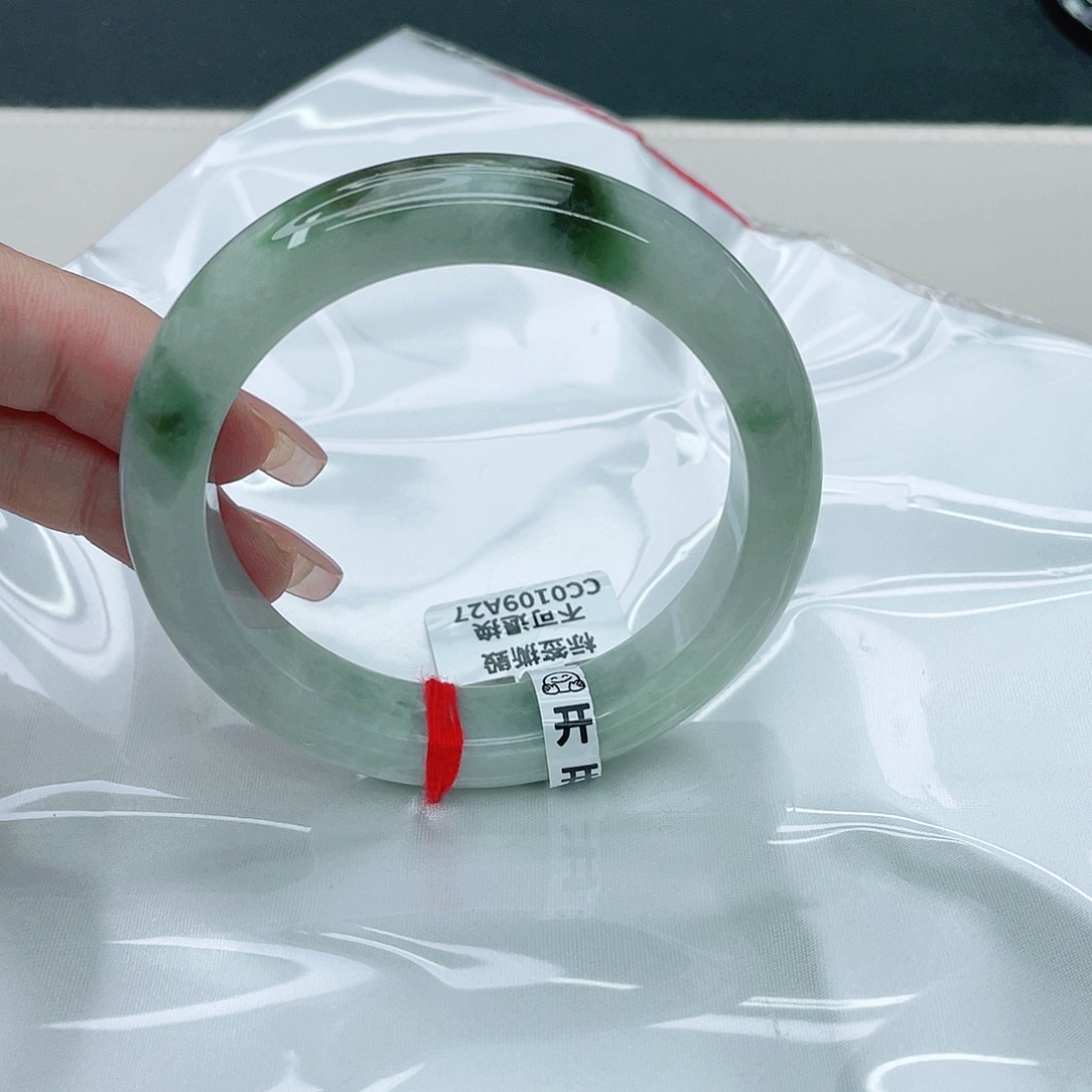 翡翠手镯未镶嵌正56.5