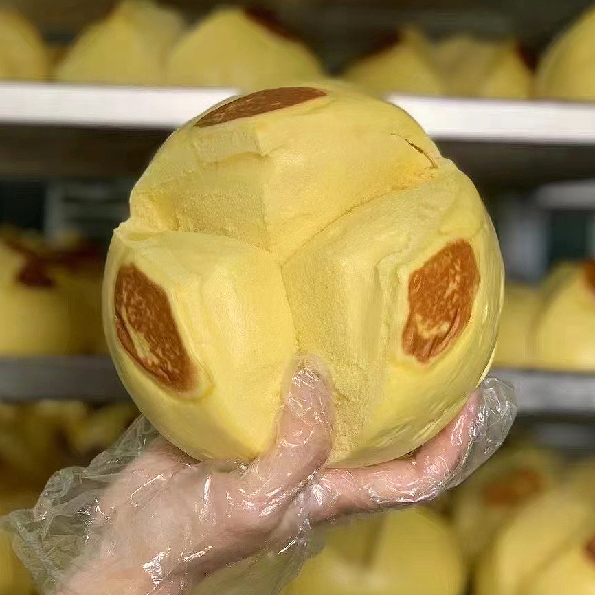 南瓜泥烤馍大枣饽饽南瓜烤馍威海大馒头花饽饽早餐美食