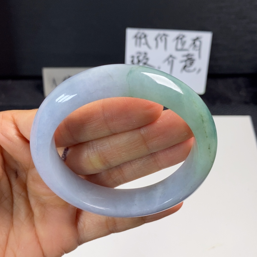 翡翠手镯未镶嵌56正圈