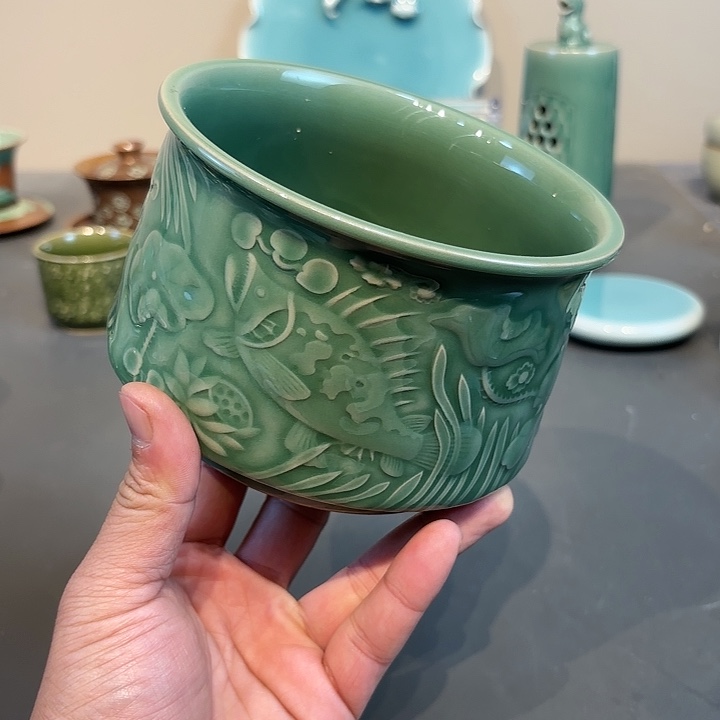 瓷片龙泉青瓷福利青瓷