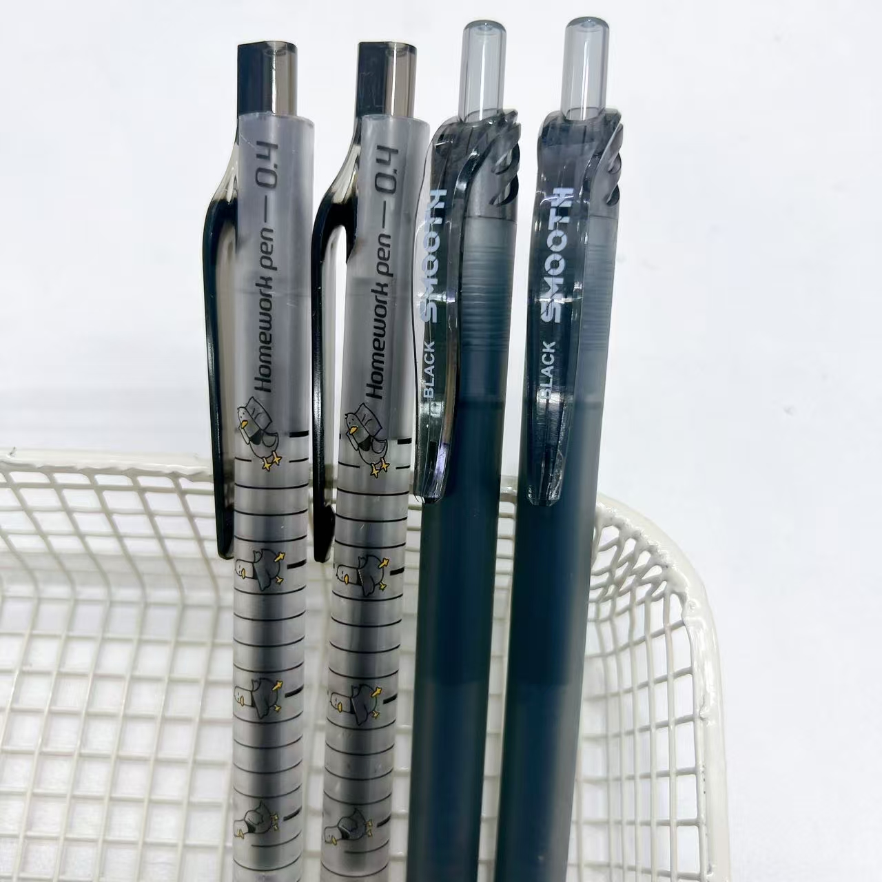 【黑墨/4支】C12鸭先知小鸭先行+至锦墨池直液笔..掉封蜡不售后