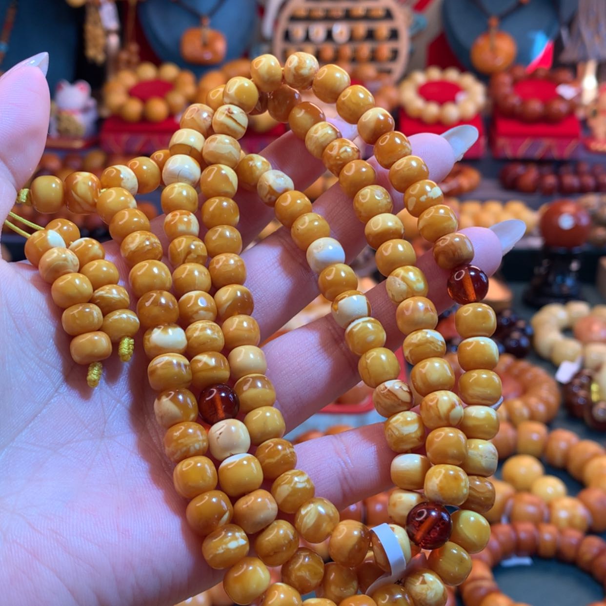 【闪购商品】蜜蜡手链未镶嵌蜜蜡手链