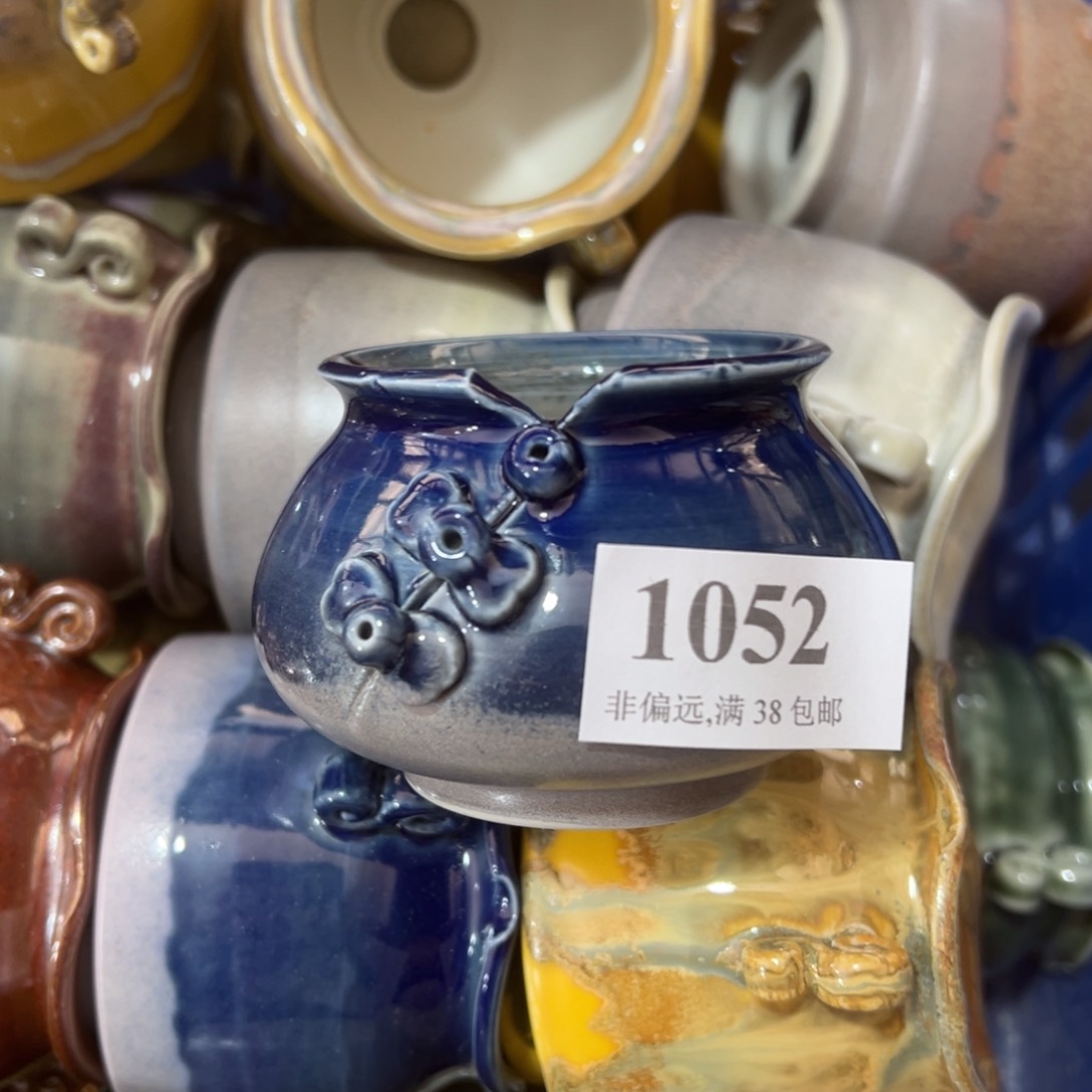 红陶景德镇手工花盆