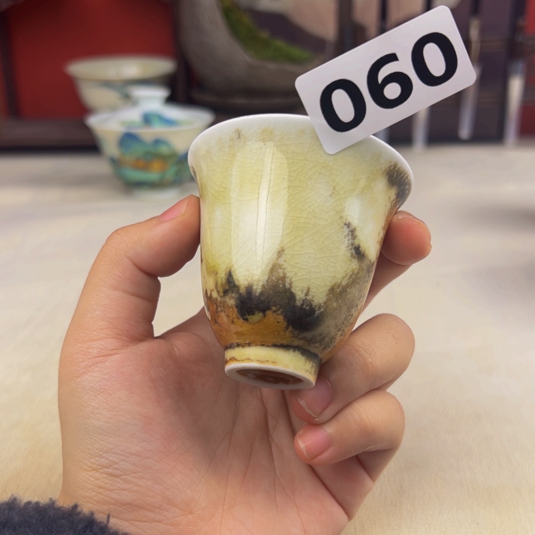 杯子纯手工柴烧主人杯