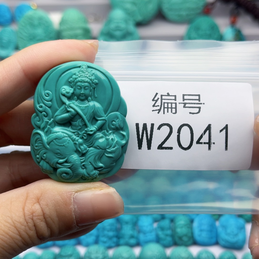 绿松石雕刻未镶嵌初*