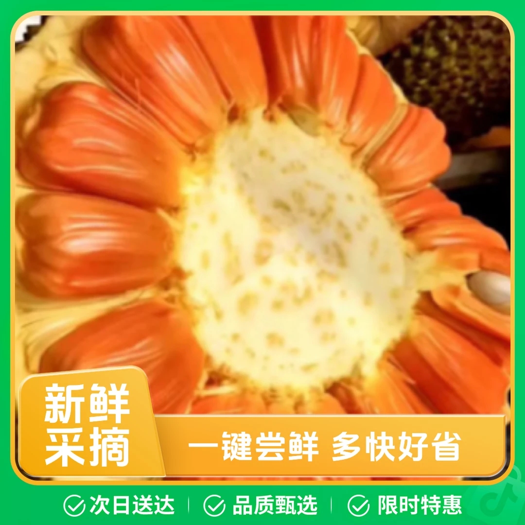 （沈阳发货）印尼红菠萝蜜切半整果斤菠萝蜜天花板【顺丰包邮】新鲜水果