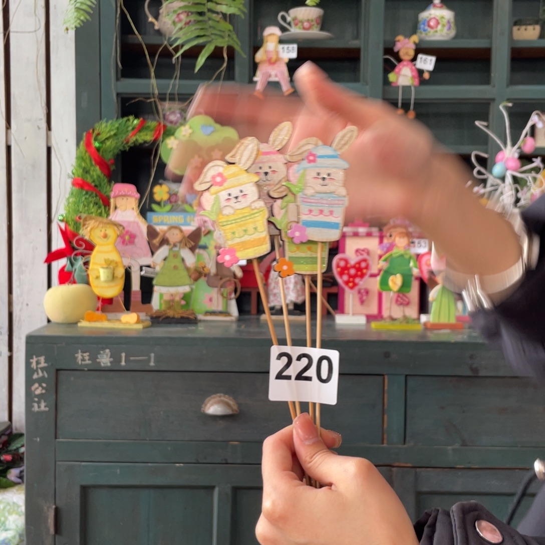 木质圣诞月福老货玩具中古风默认微瑕