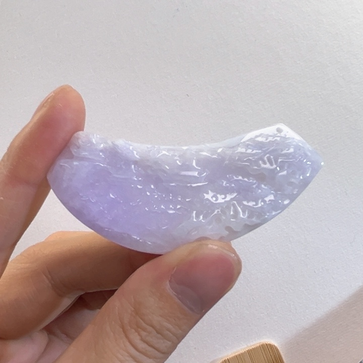 翡翠吊坠(赠链)未镶嵌代编织