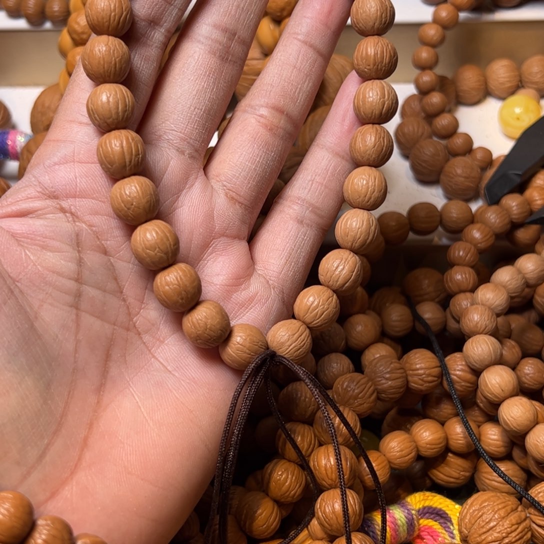 闹***吊坠猴头核桃盆1.13尺寸27颗