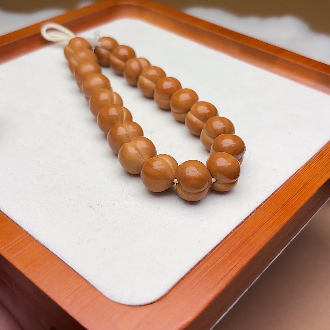 手串/手链核桃猴头屁桃14-4聚宝盆雕刻手串