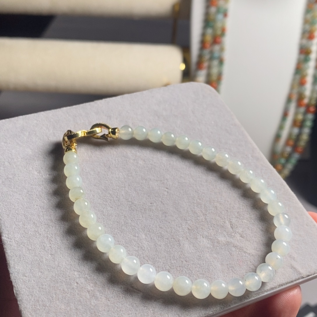 定制翡翠未镶嵌15 缅甸翡翠A货卡5.5