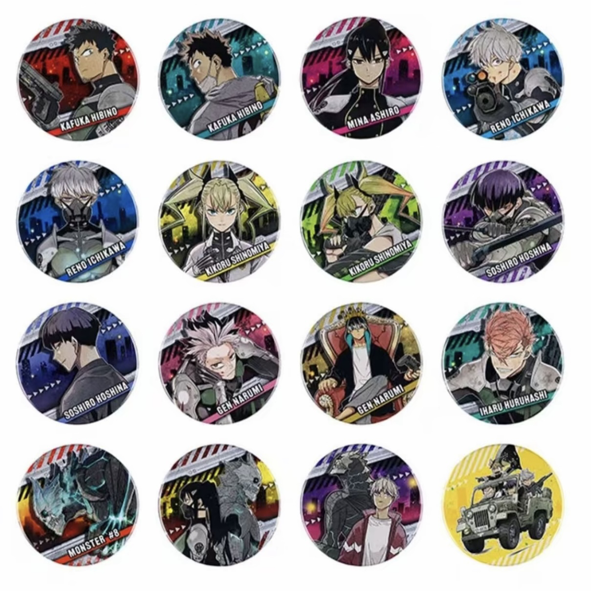 【日谷】怪兽8号js原画吧唧/浮雕1弹/2弹徽章盲盒（默认代拆）