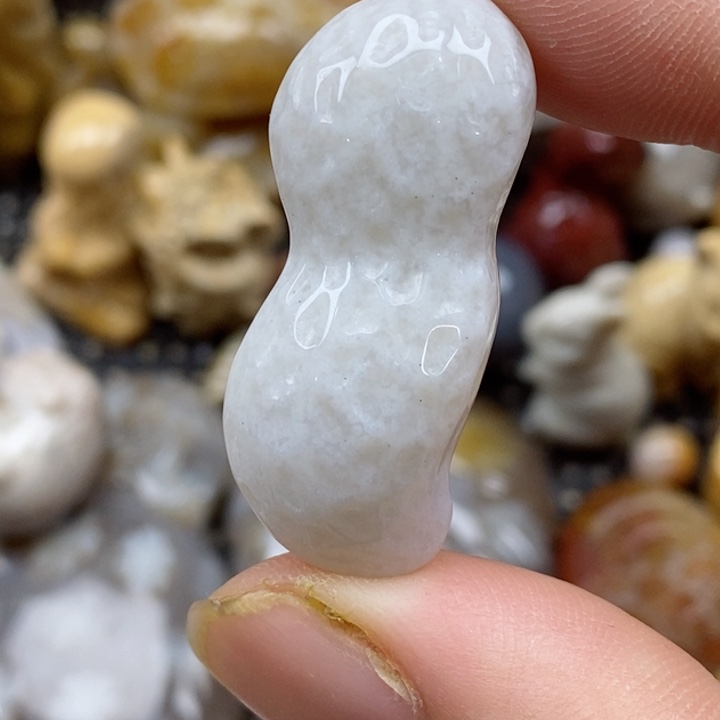 颈饰未镶嵌硅化珊瑚（珊瑚玉）