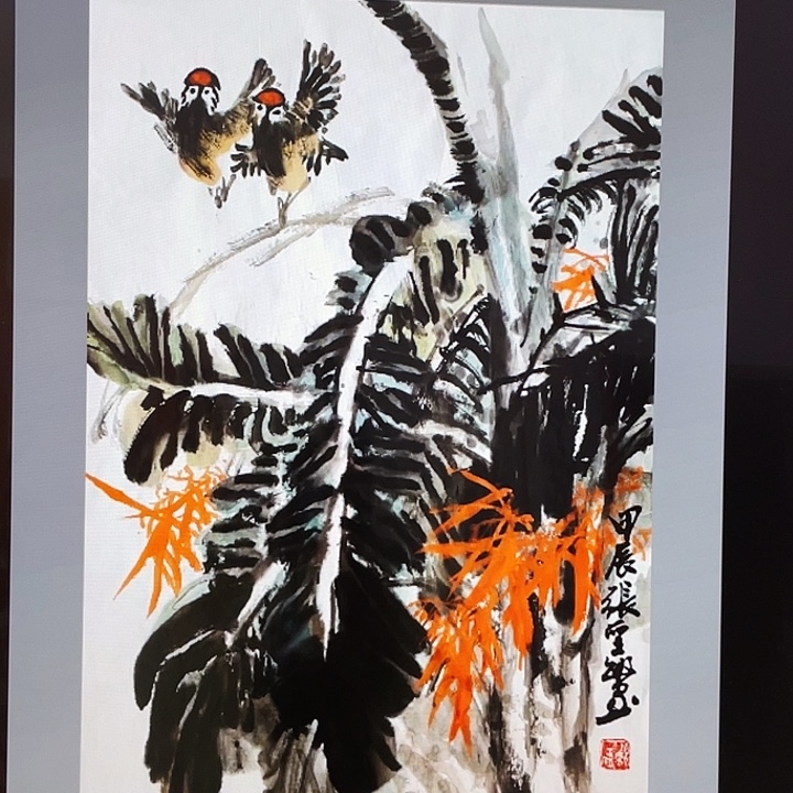 国画张圣敏先生纯手绘作品