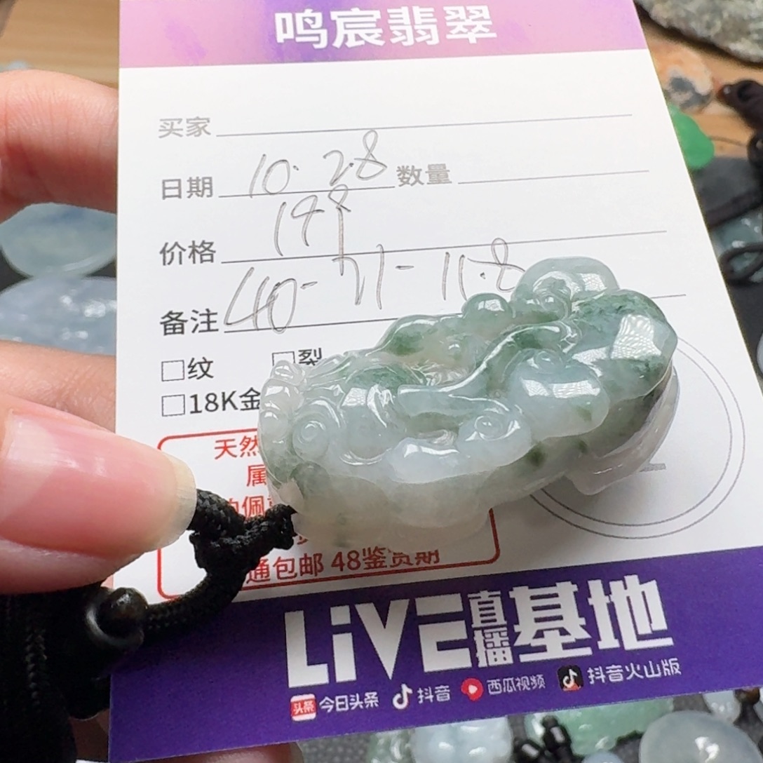 翡翠未镶嵌颈饰翡翠