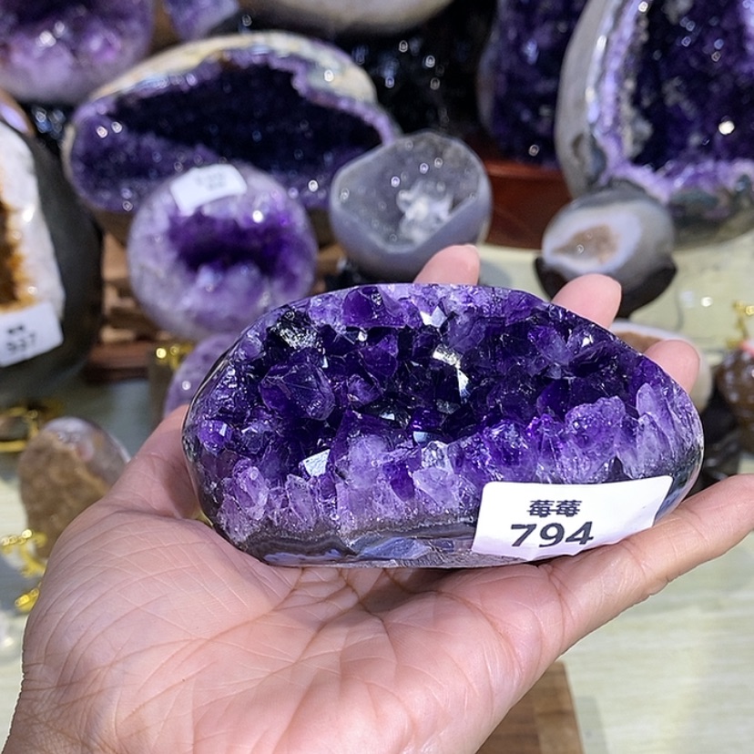 【闪购商品】未镶嵌珠宝半成品紫晶