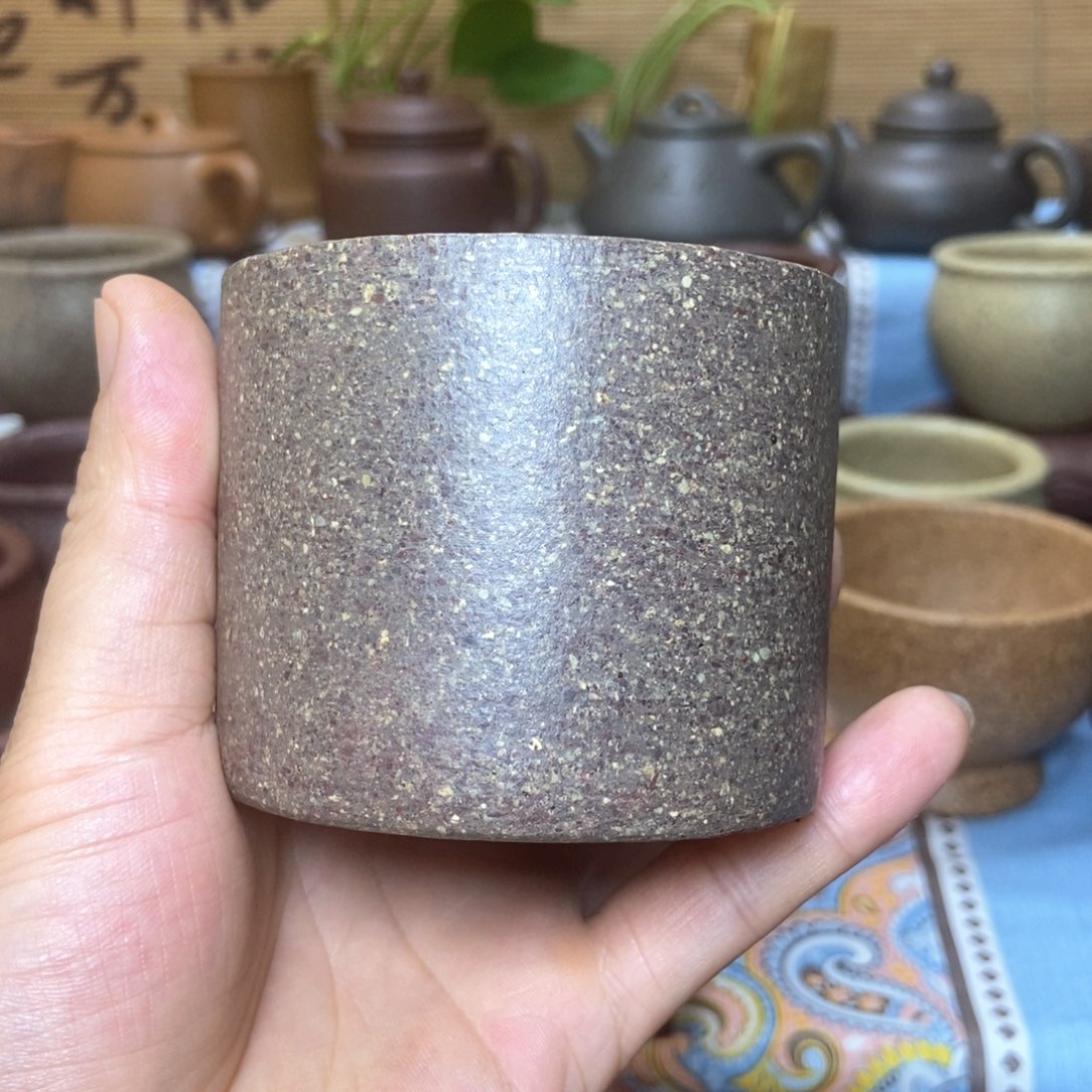 茶杯紫砂16目手工料全手工170毫升