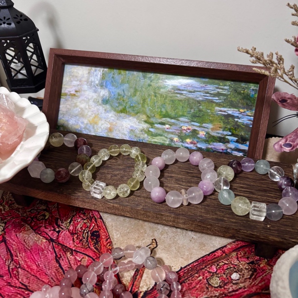 （公主单）天然玉石 水晶 菩提手链 手串