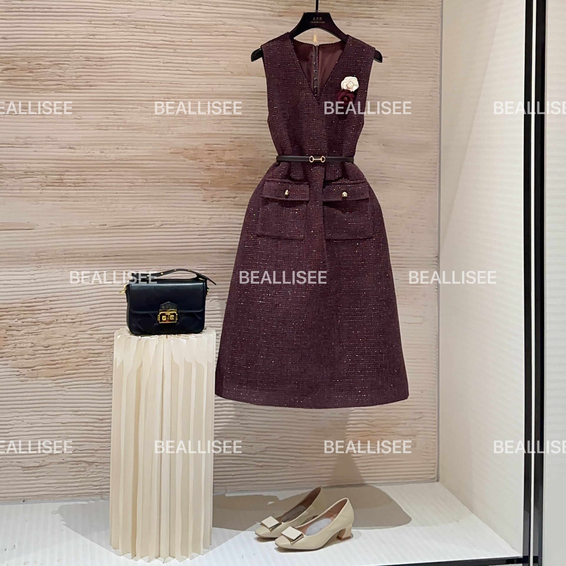 【宠粉价】秋冬新款无袖显瘦国风时尚宽松连衣裙W-A1805