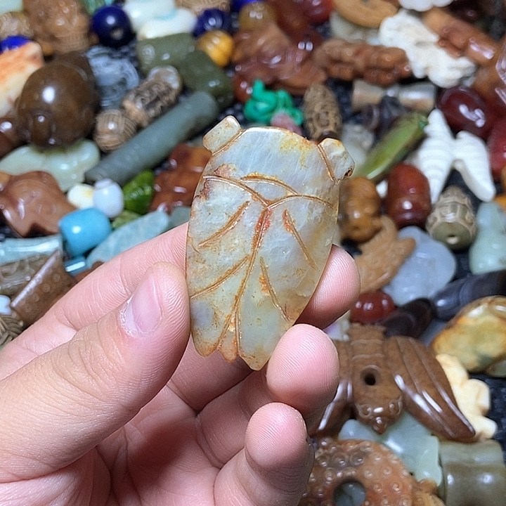 和田玉未镶嵌颈饰107