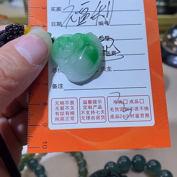 翡翠未镶嵌颈饰翡翠