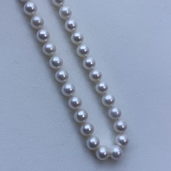 淡水珍珠颈饰银S925镶嵌