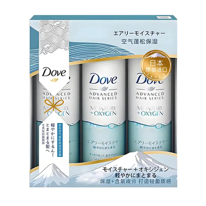 【会员商店】日式进口 空气蓬松保湿洗发露480g*3洗发水（京东/顺丰）包邮