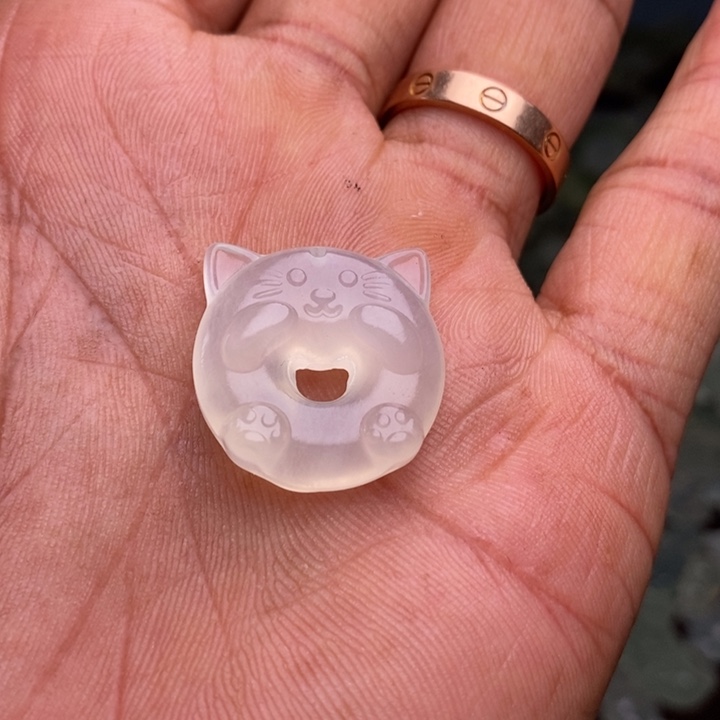 蛇纹石玉合金颈饰149