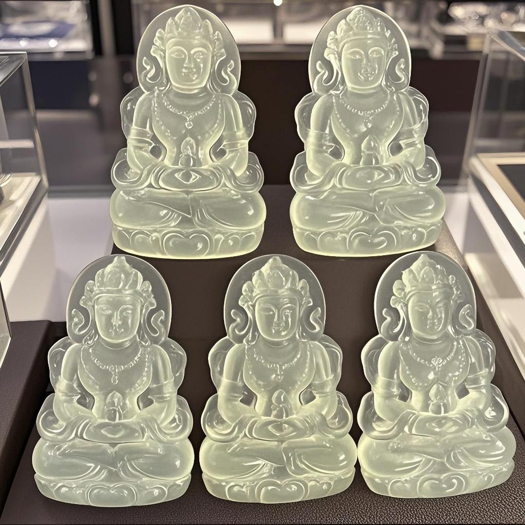 【博总宠粉】基地质检 纯天然玉石未镶嵌多样性发其一观音 000