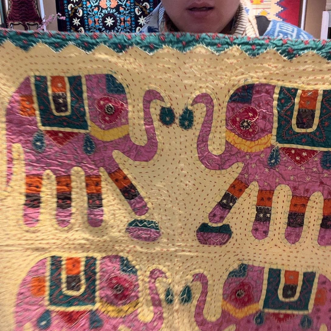 草***青乳胶四项减拼布挂毯