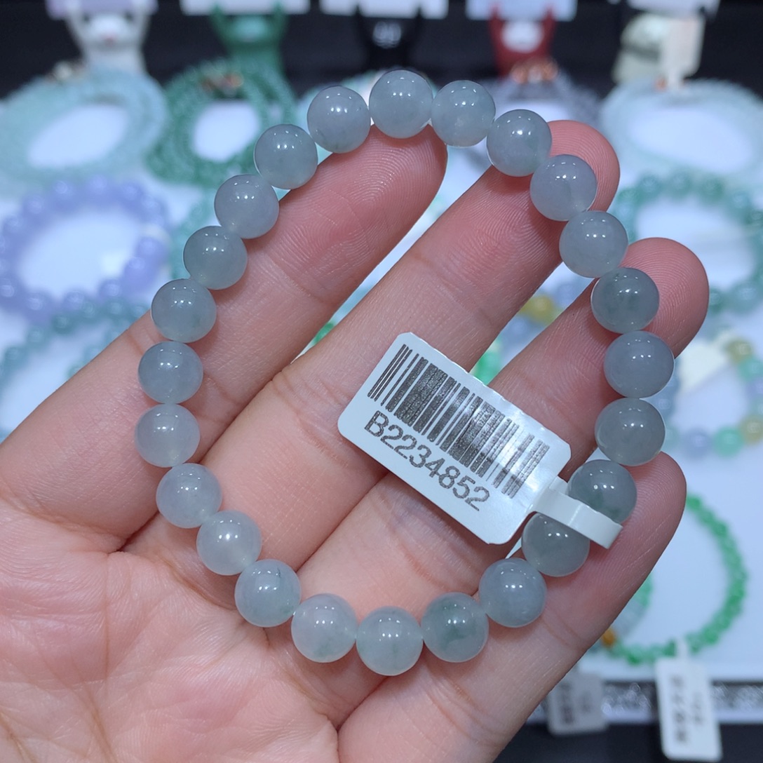 翡翠未镶嵌手串天然