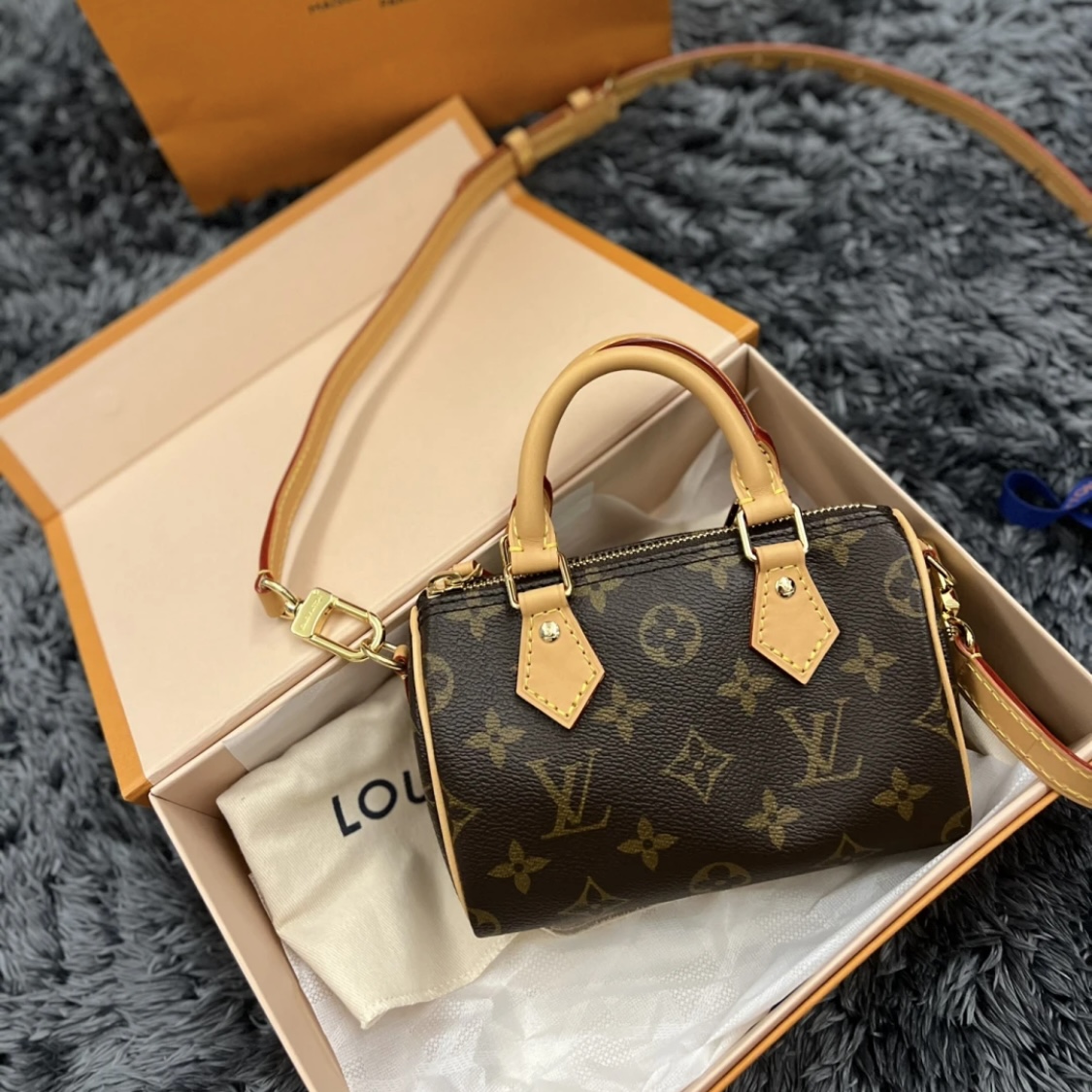 99新 LouisVuitton/路易威登 /米兰/spnano/SPEEDY NANO.