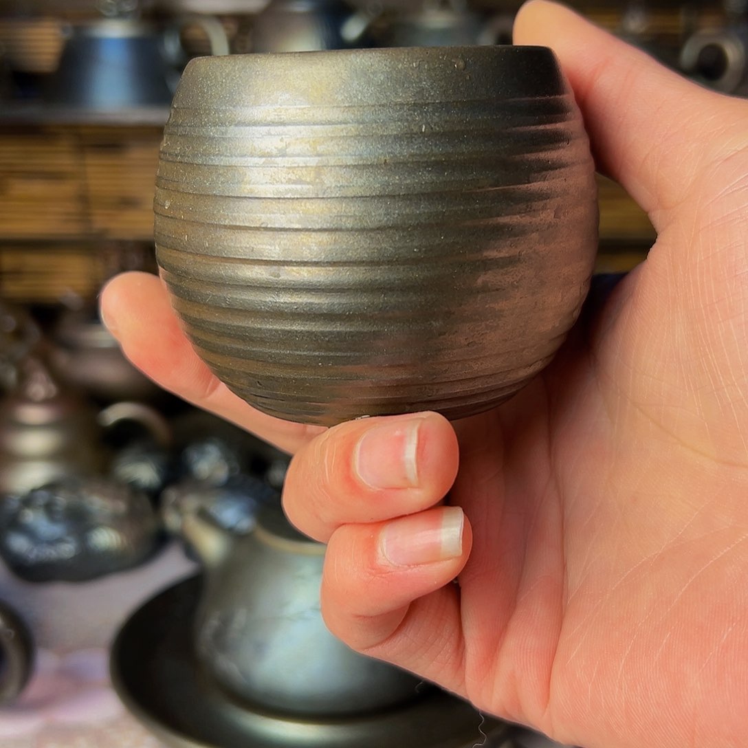 紫泥壶坭兴陶茶壶