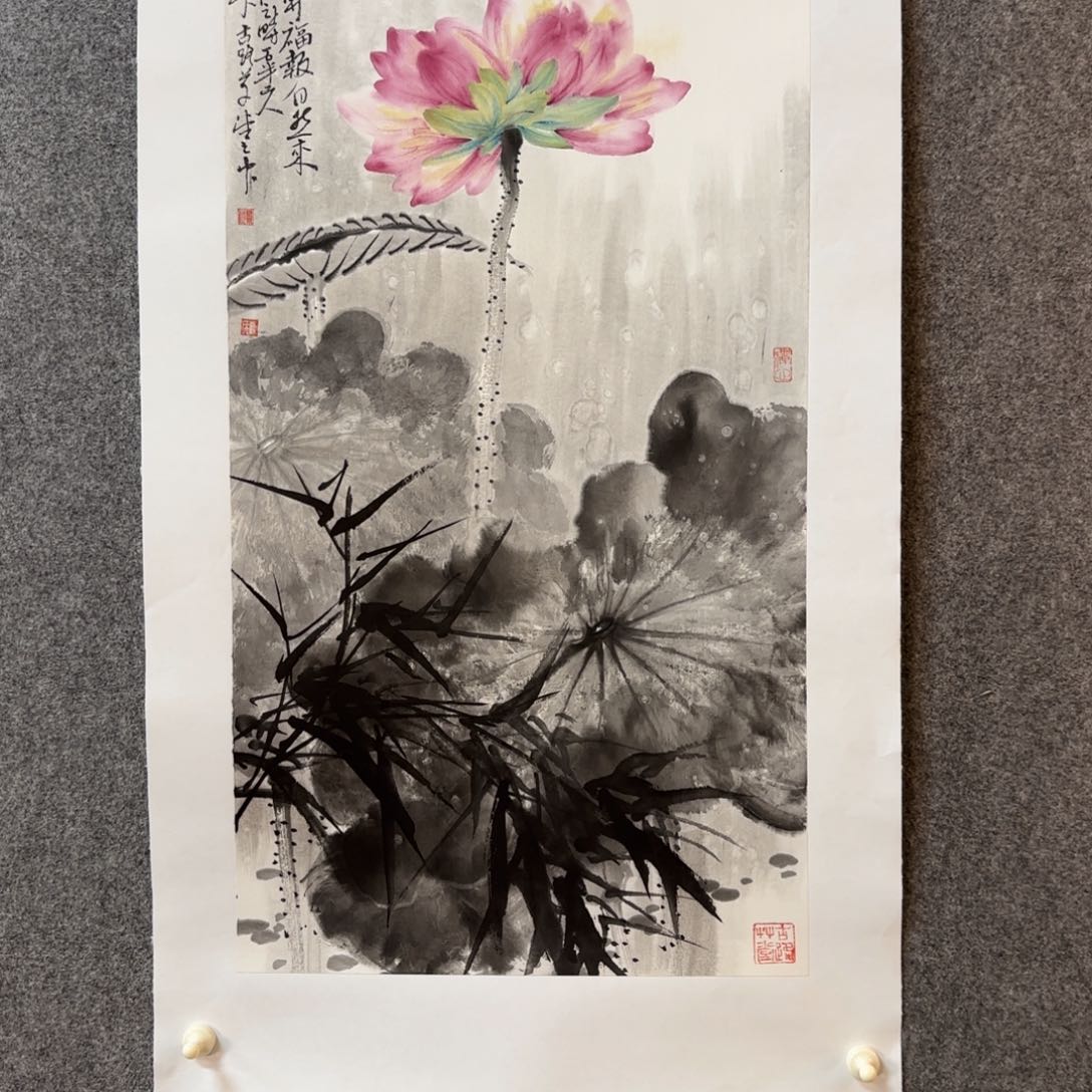 国画五半山人老师手绘作品