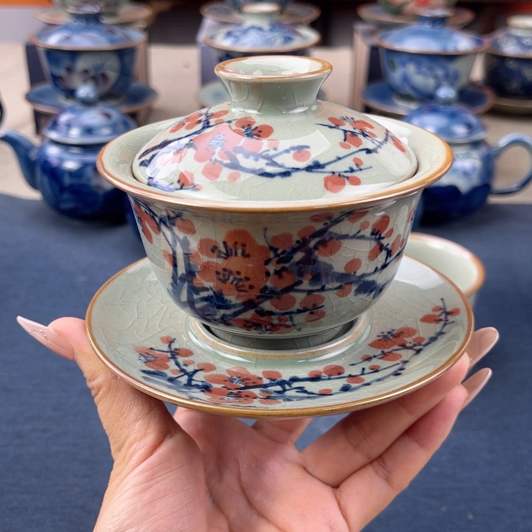 杯景德镇手工手绘茶具