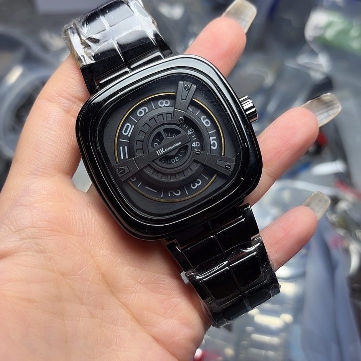 钢钛合金石英机芯-人工动能机芯