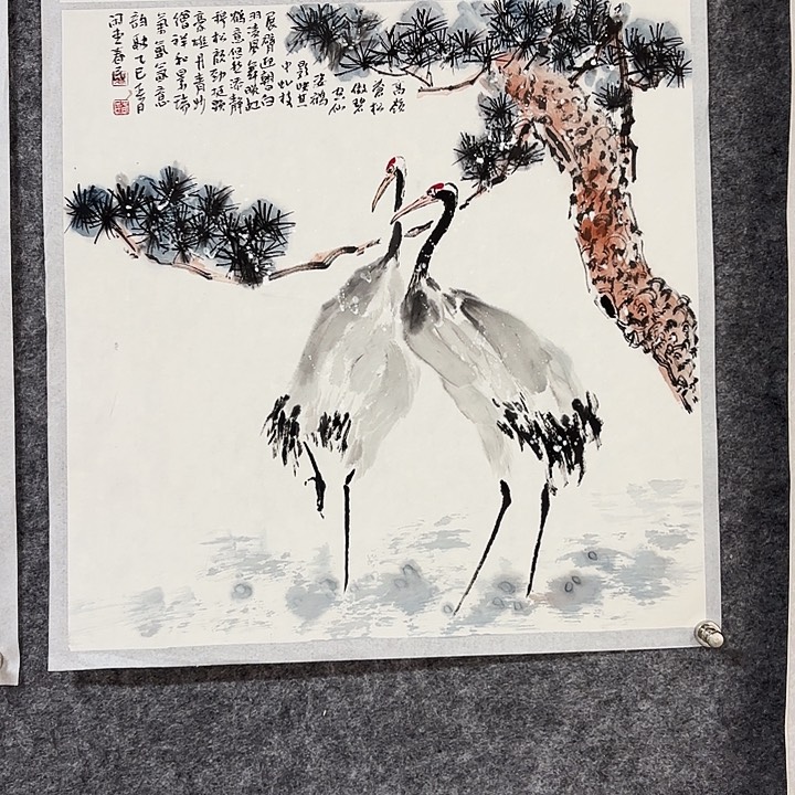 国画闲堂春民国画