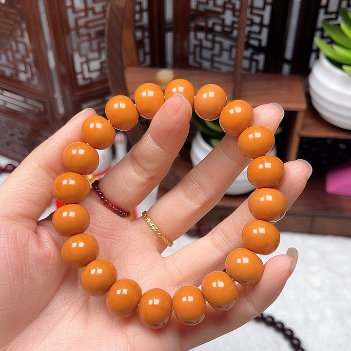 核桃手串/手链蛮****子猴头手串原皮原色算盘珠13