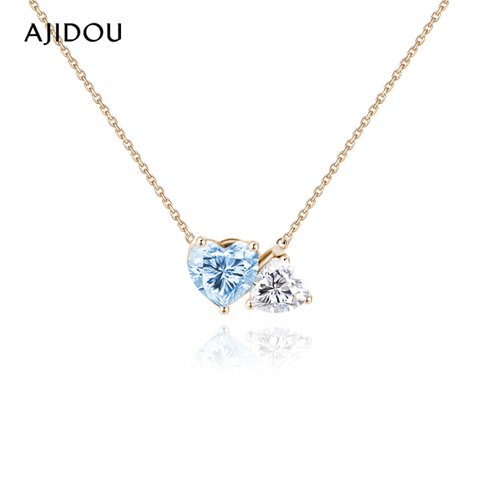 合金项链 AJIDOU阿吉豆爱意相随璀璨闪耀精致项链【CS】