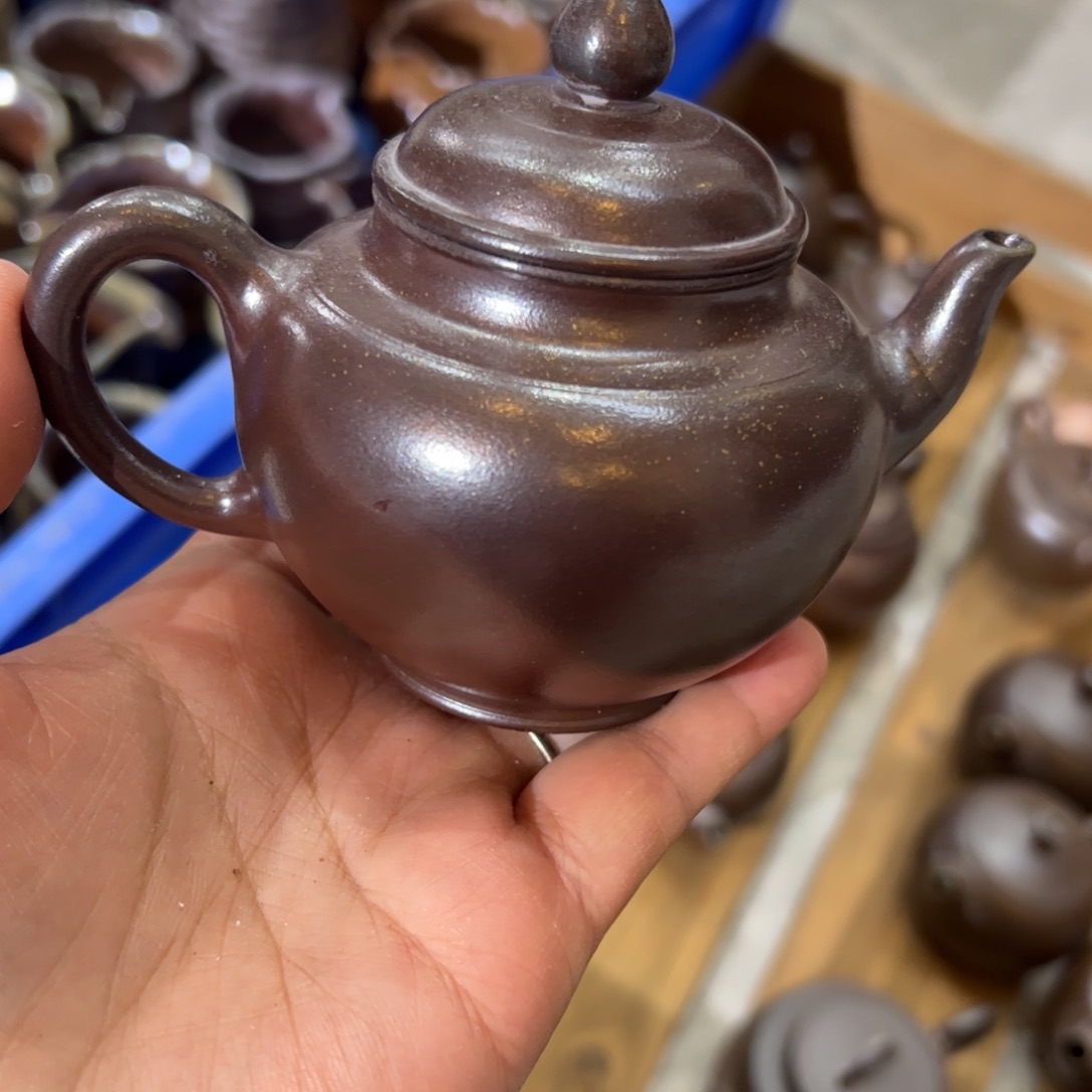 贵台龙窑柴烧茶壶110