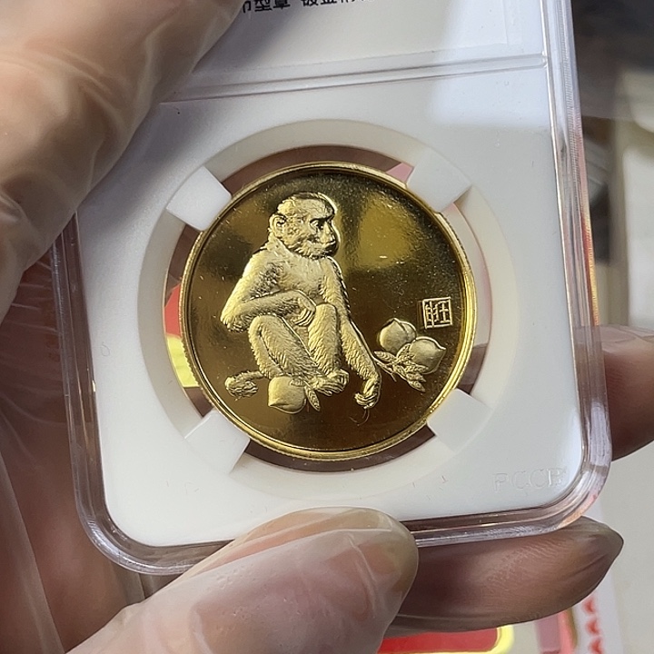 其他普通金属92镀金猴。067