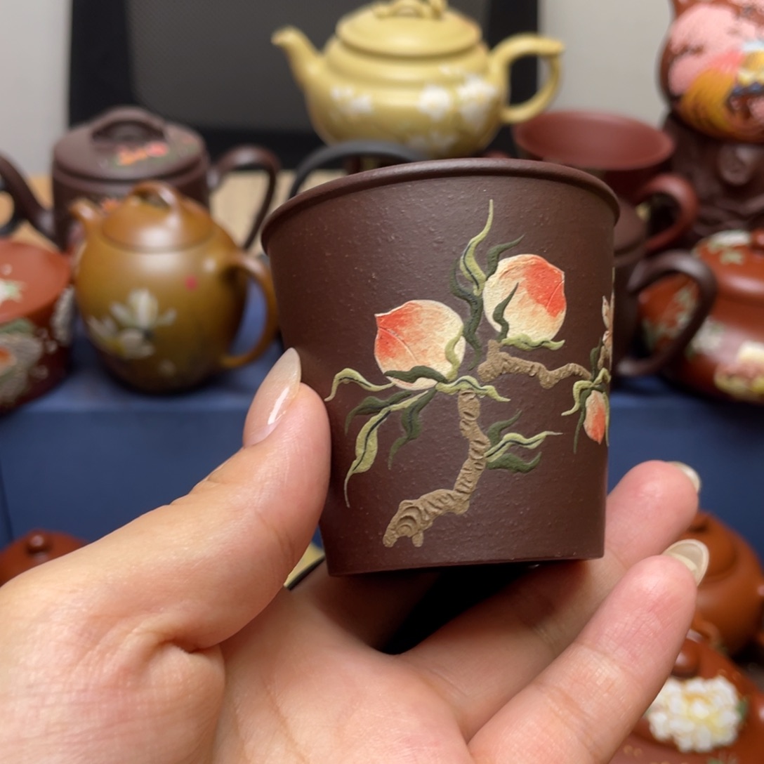 茶杯紫砂紫砂主人杯100cc