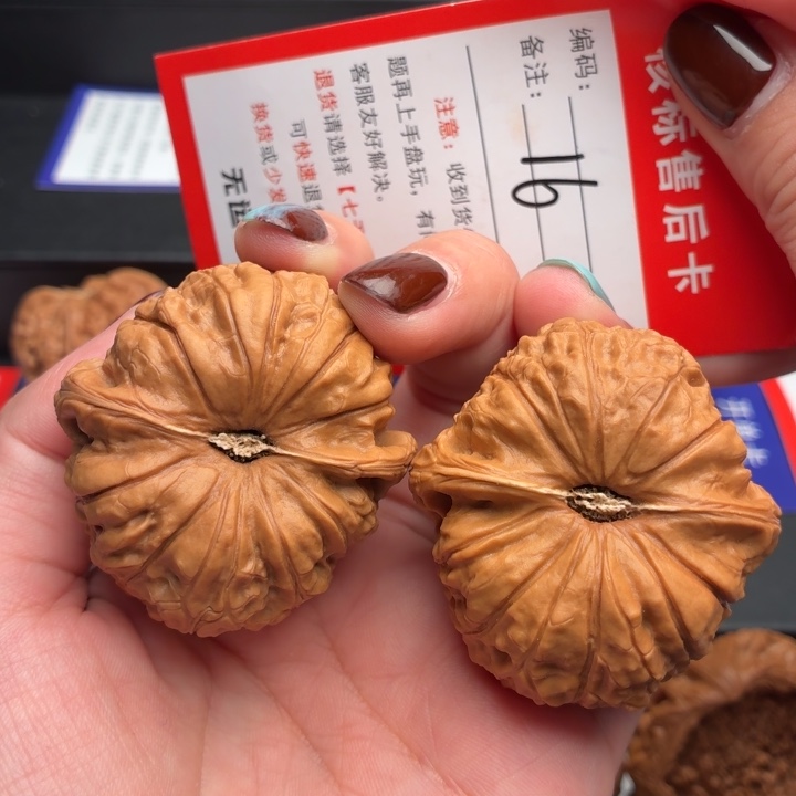 文玩核桃把件44尺南瓜墩