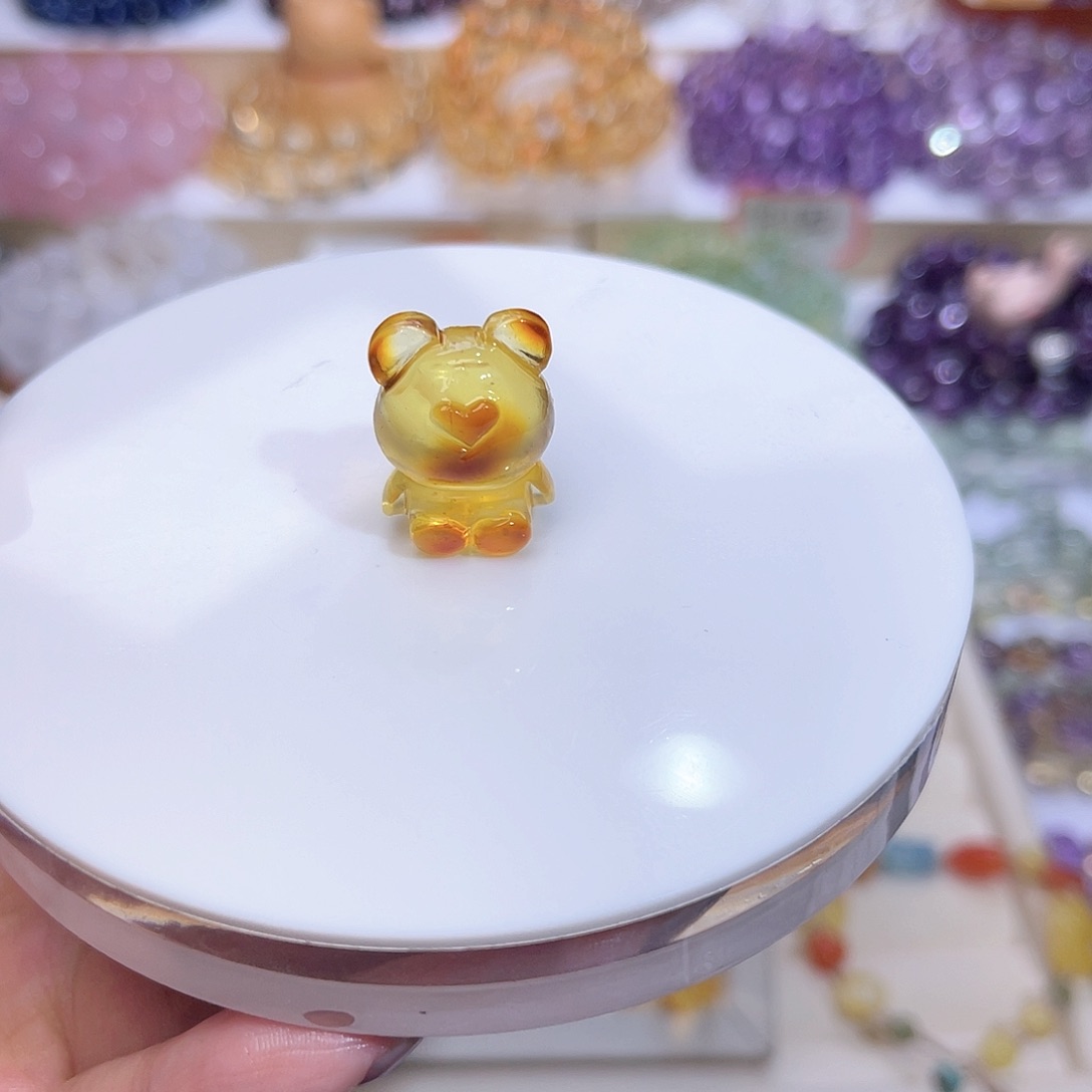 水晶手串未镶嵌狗****头小熊