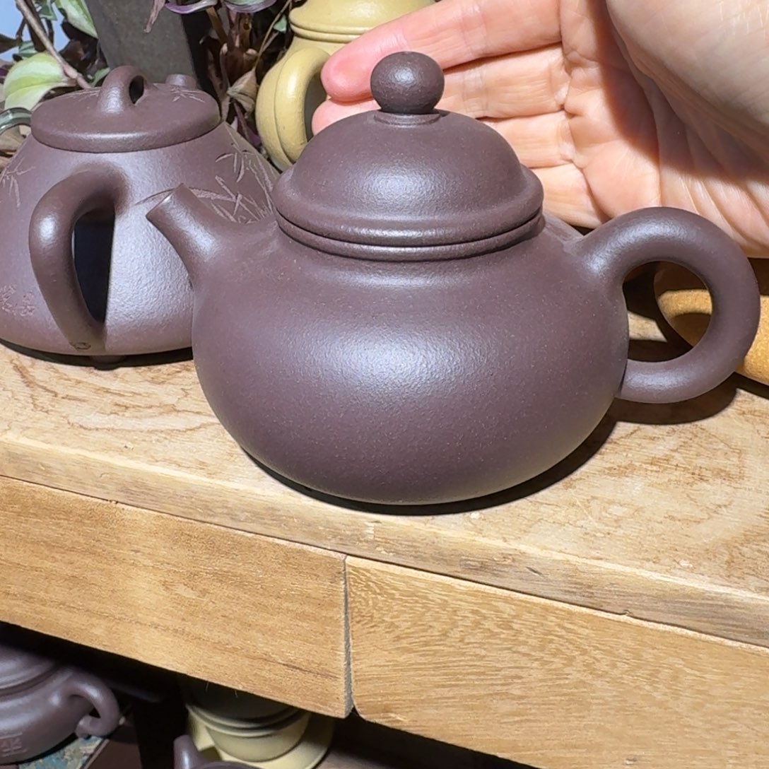 紫泥茶壶微瑕220毫升左右