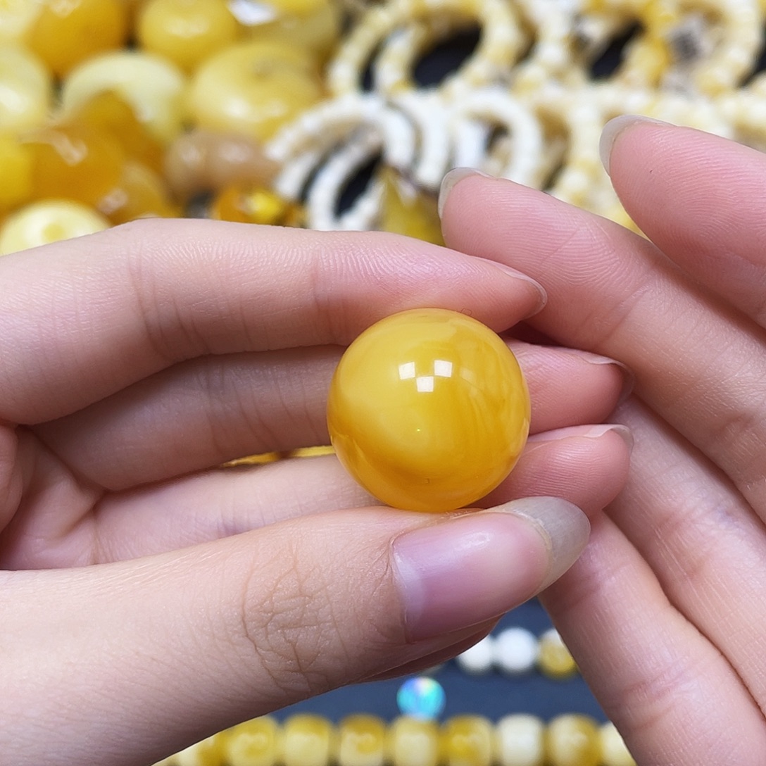 裸石蜜蜡未镶嵌圆珠21.1mm