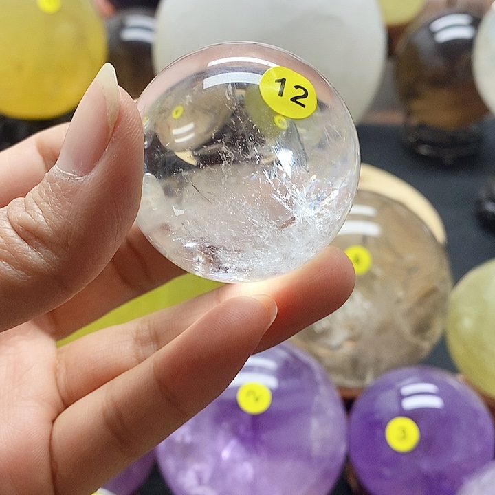 水晶卡43+白水晶球A244未镶嵌