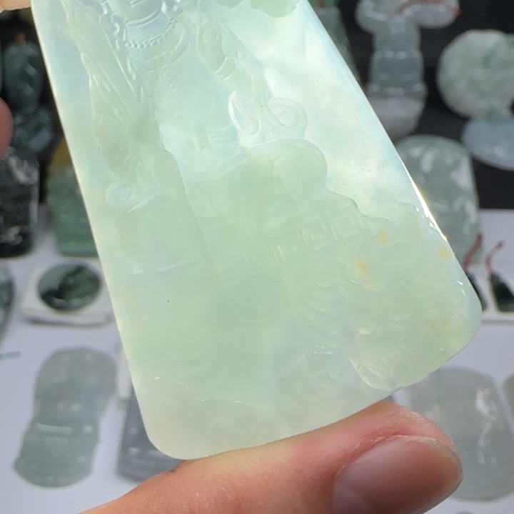 颈饰未镶嵌翡翠文殊