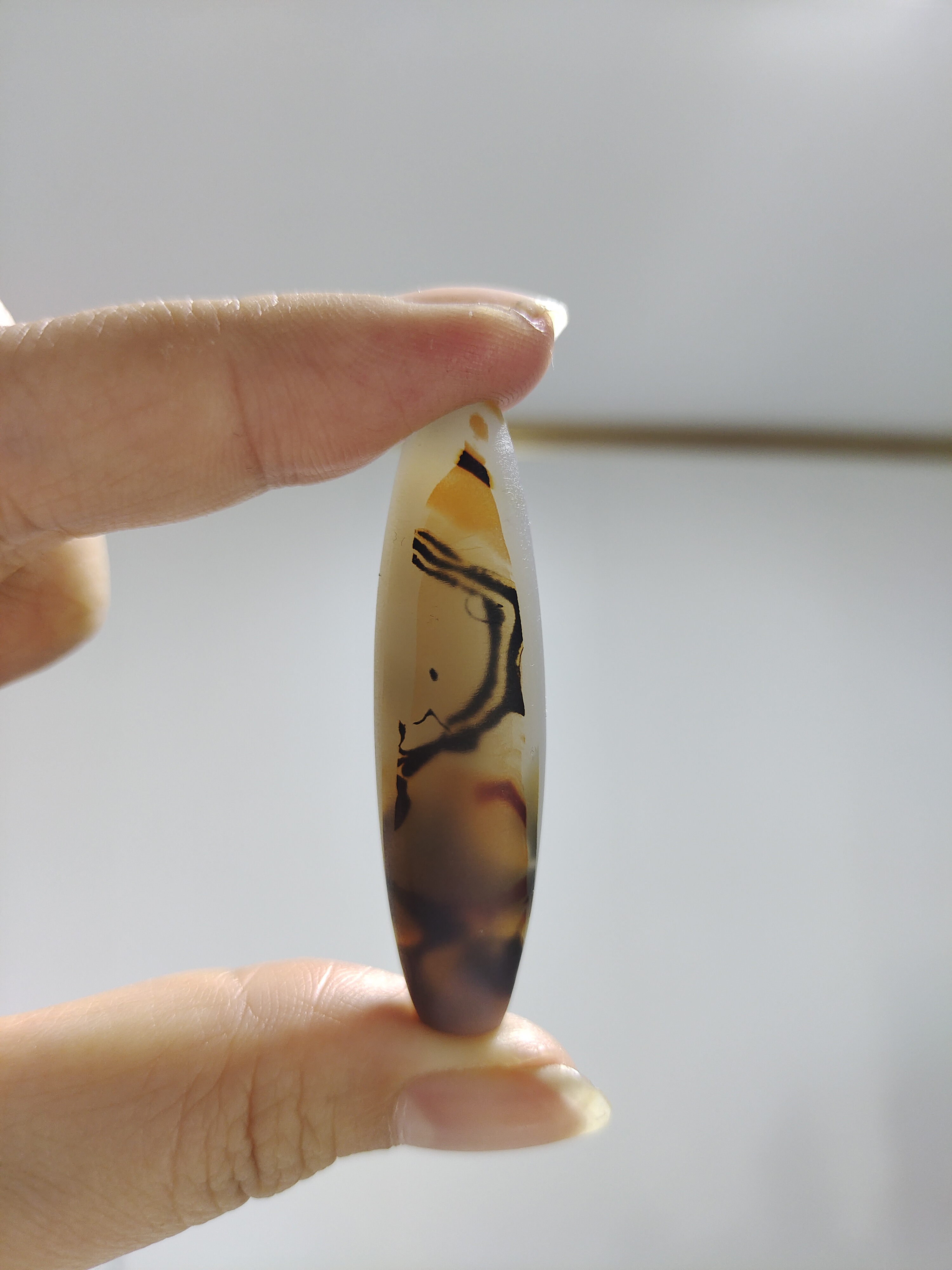 天然玛瑙像形～皇太极