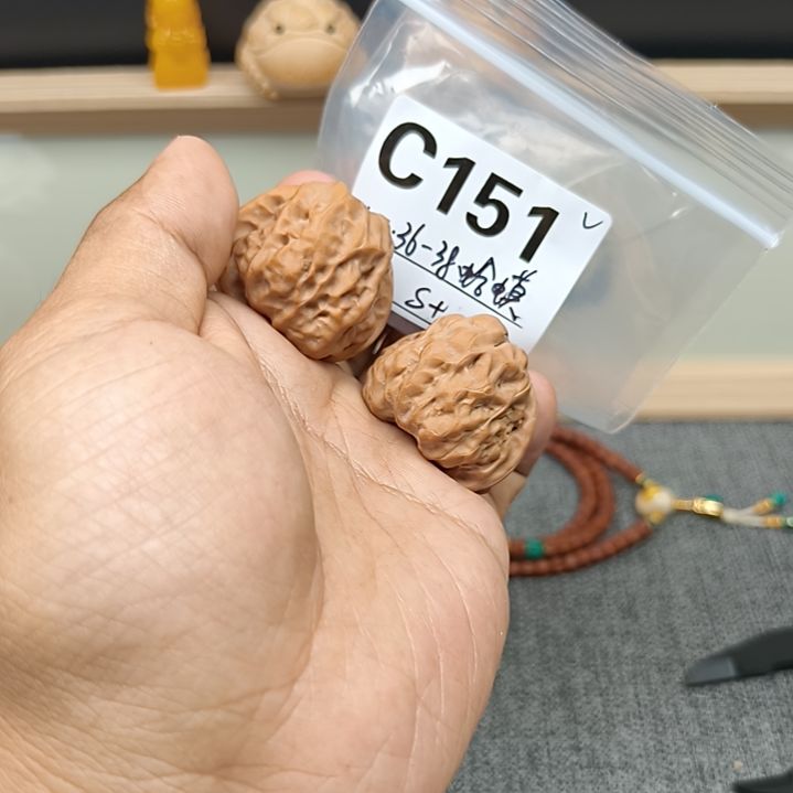 吊坠文玩核桃蛤蟆头36